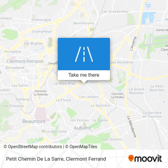 Petit Chemin De La Sarre map