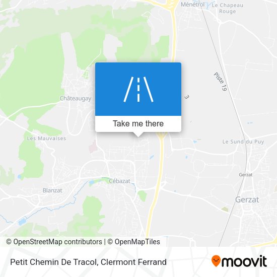 Petit Chemin De Tracol map