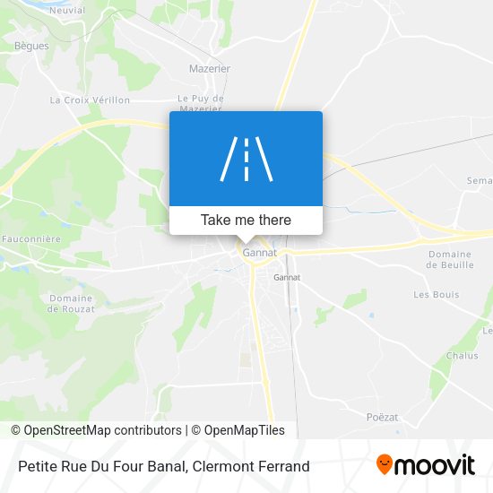 Petite Rue Du Four Banal map