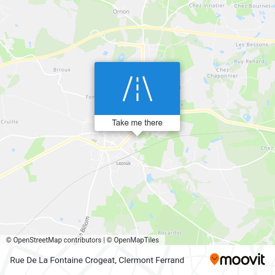 Rue De La Fontaine Crogeat map