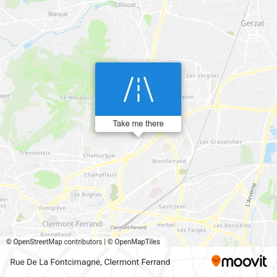 Rue De La Fontcimagne map