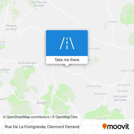 Rue De La Fontgrande map