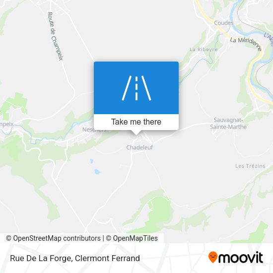 Rue De La Forge map