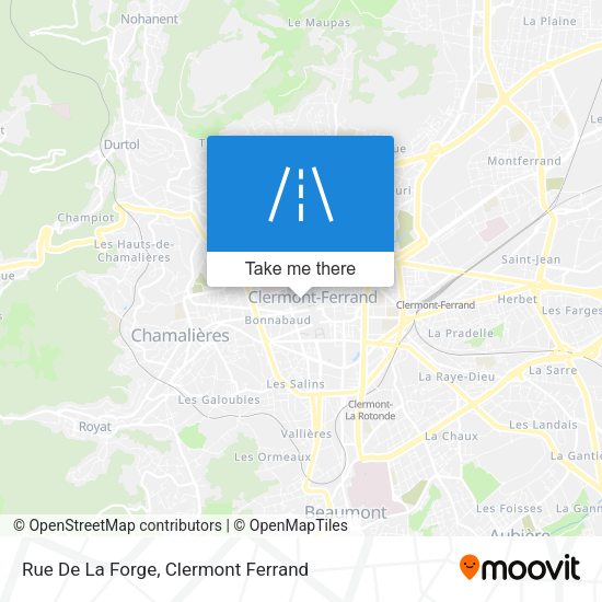 Rue De La Forge map