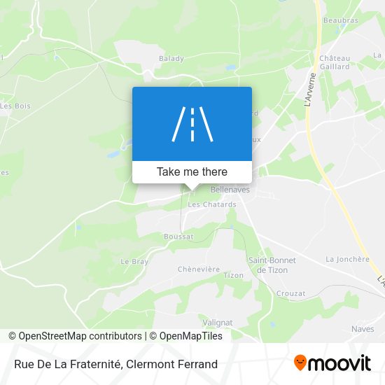 Rue De La Fraternité map