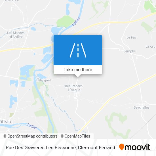 Rue Des Gravieres Les Bessonne map