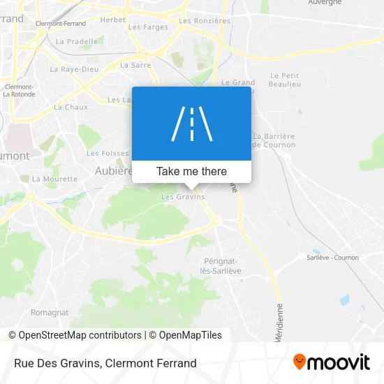 Rue Des Gravins map