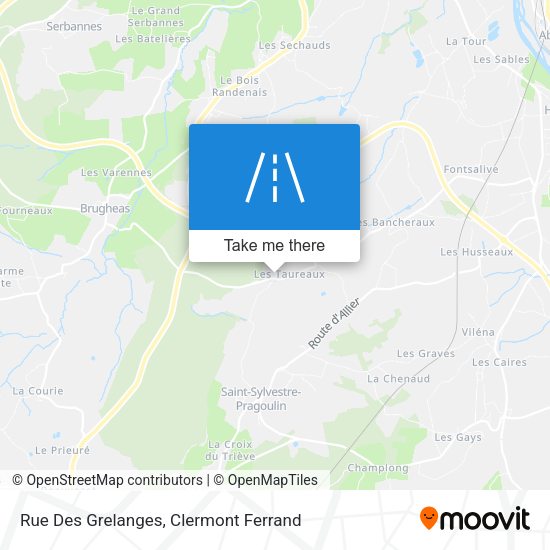 Rue Des Grelanges map