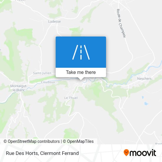 Rue Des Horts map