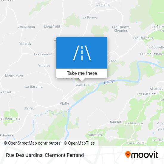 Rue Des Jardins map