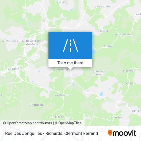 Rue Des Jonquilles - Richards map
