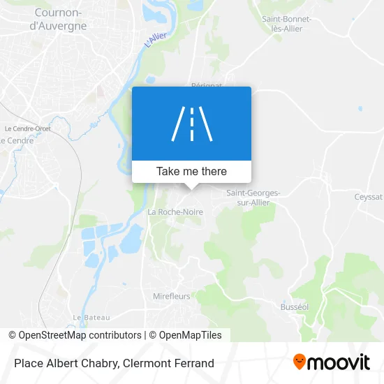 Place Albert Chabry map