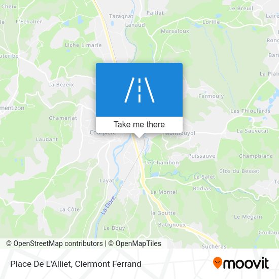 Place De L'Alliet map