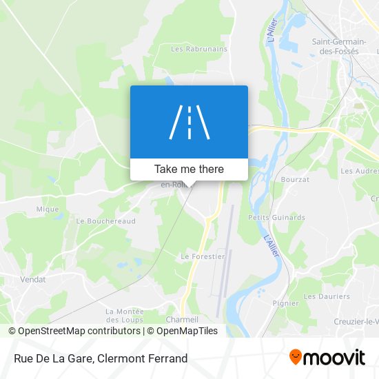 Rue De La Gare map