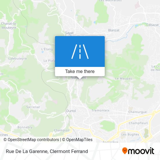 Rue De La Garenne map