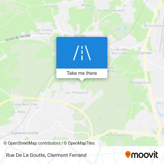 Rue De La Goutte map