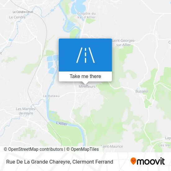 Rue De La Grande Chareyre map