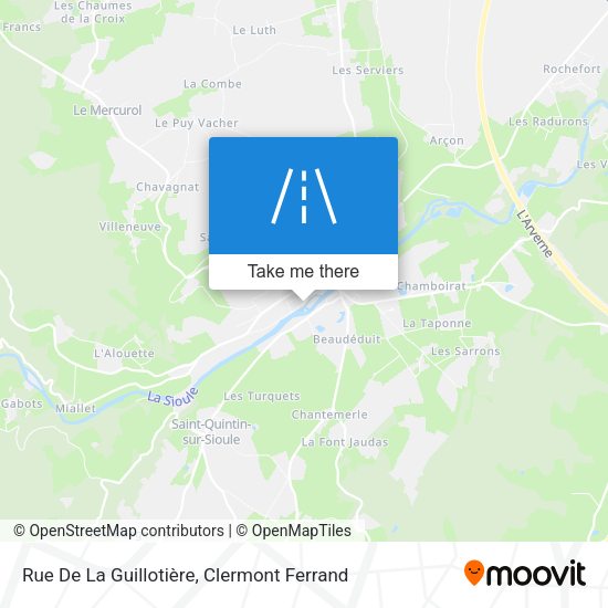 Rue De La Guillotière map