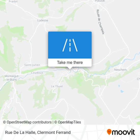 Rue De La Halle map