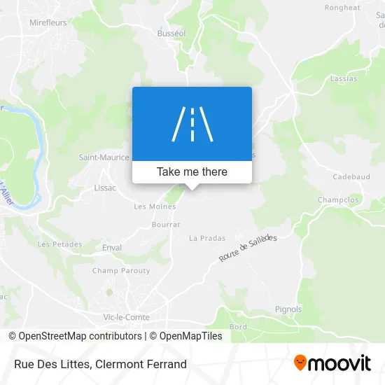 Rue Des Littes map