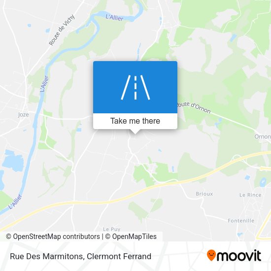 Rue Des Marmitons map