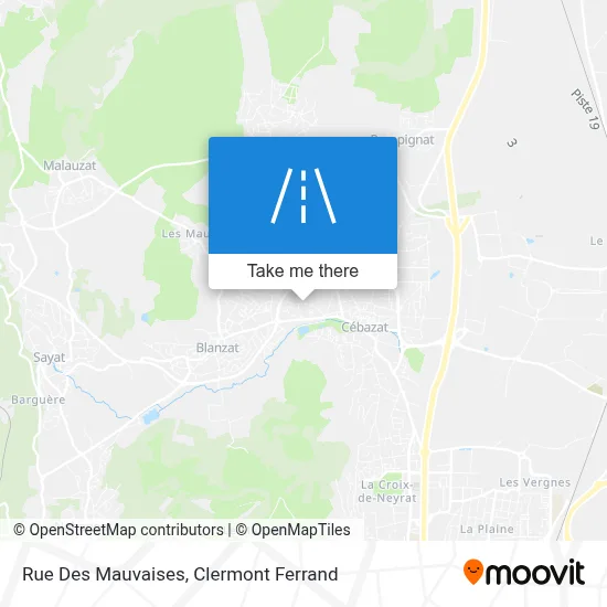 Rue Des Mauvaises map