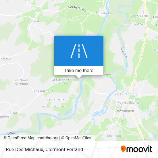 Rue Des Michaux map