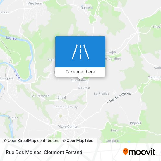 Rue Des Moines map