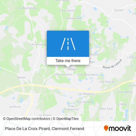 Place De La Croix Pirard map