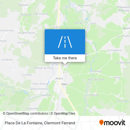 Place De La Fontaine map