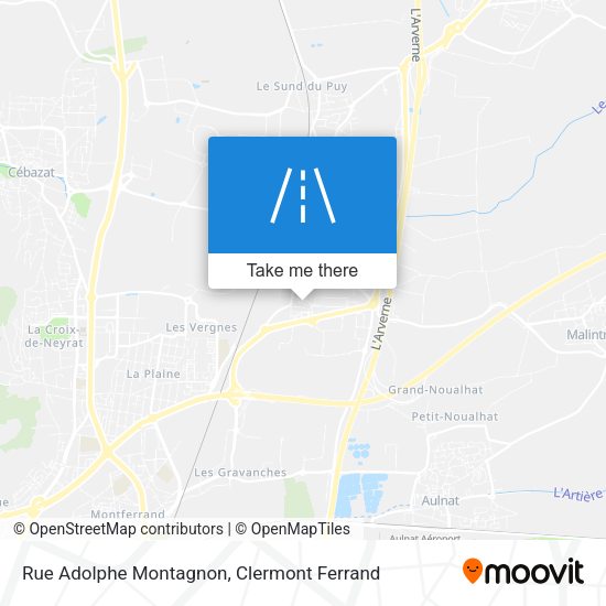 Rue Adolphe Montagnon map