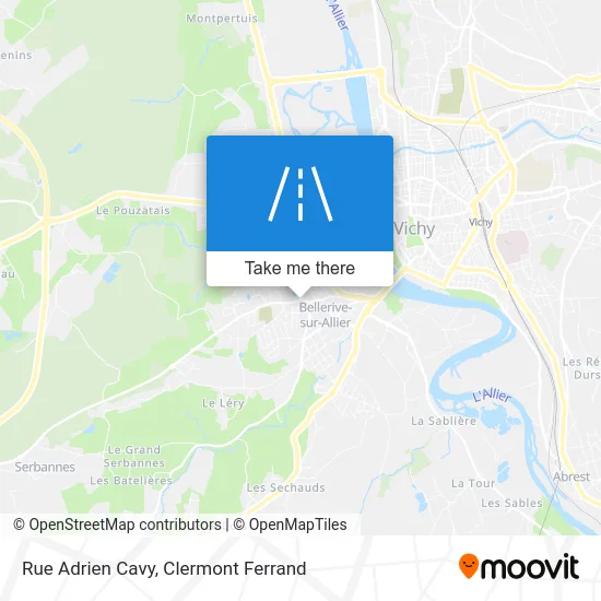 Rue Adrien Cavy map