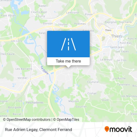 Rue Adrien Legay map