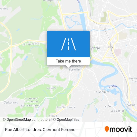 Rue Albert Londres map