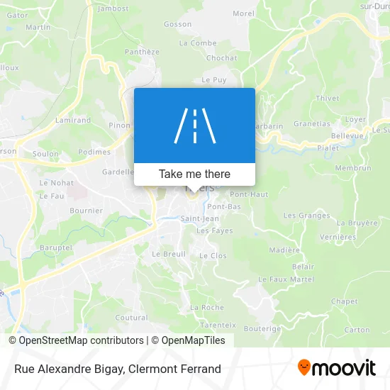 Rue Alexandre Bigay map