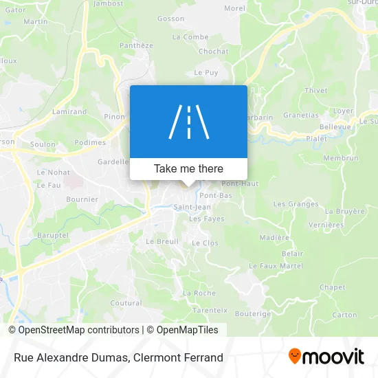 Rue Alexandre Dumas map