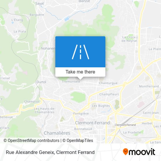 Rue Alexandre Geneix map