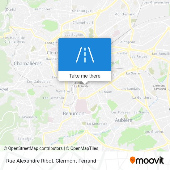 Rue Alexandre Ribot map