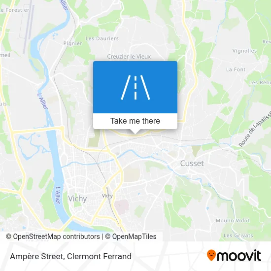Rue Ampère map