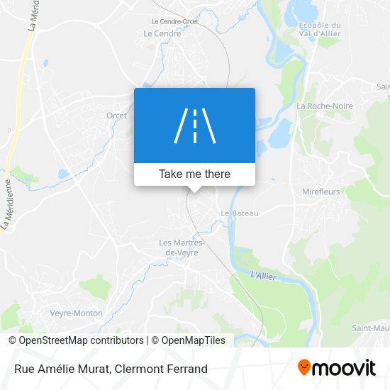Rue Amélie Murat map