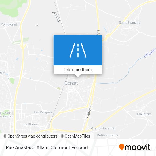 Rue Anastase Allain map