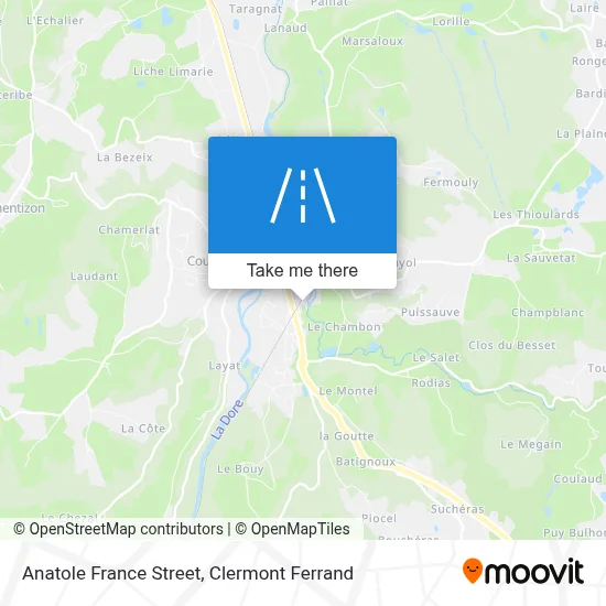 Rue Anatole France map