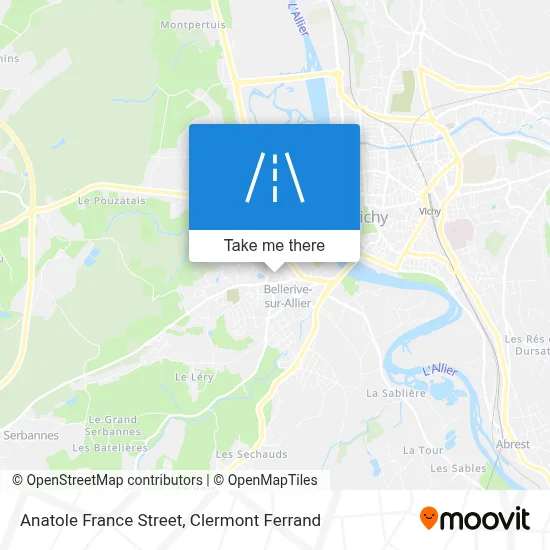 Rue Anatole France map