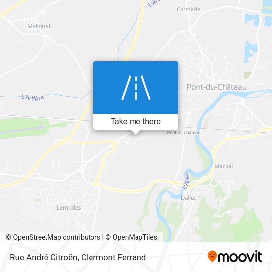 Rue André Citroën map