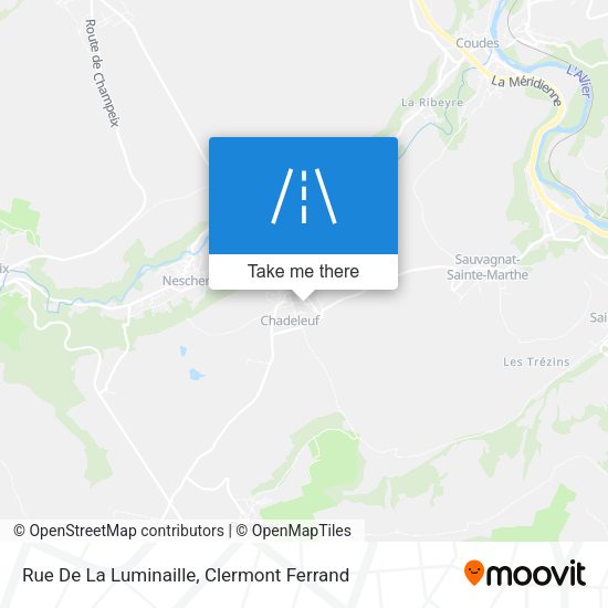 Rue De La Luminaille map