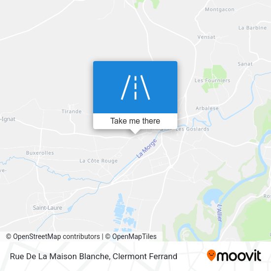 Rue De La Maison Blanche map
