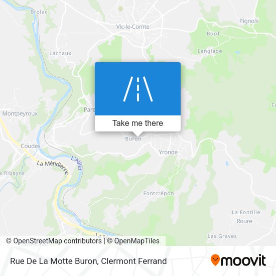 Rue De La Motte Buron map