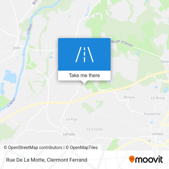 Rue De La Motte map