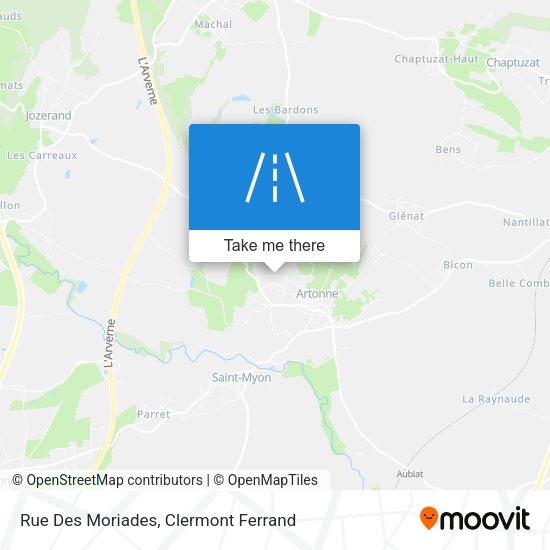 Rue Des Moriades map