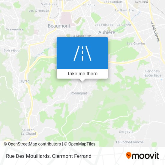 Rue Des Mouillards map